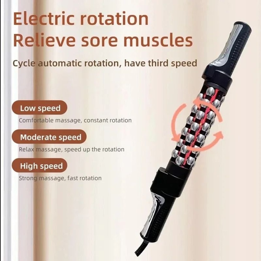 Electric Heating Massage Roller 360 Rotating Red Light Therapy 1