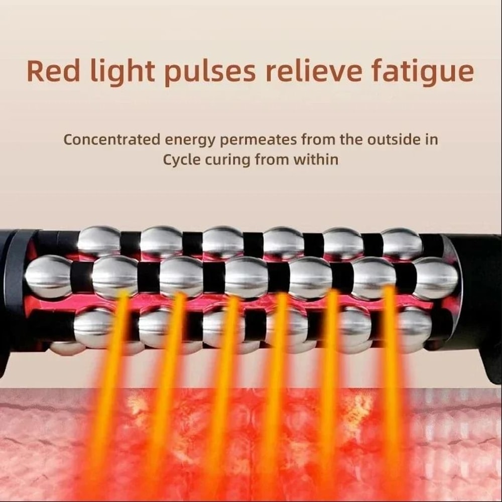 Electric Heating Massage Roller 360 Rotating Red Light Therapy 4