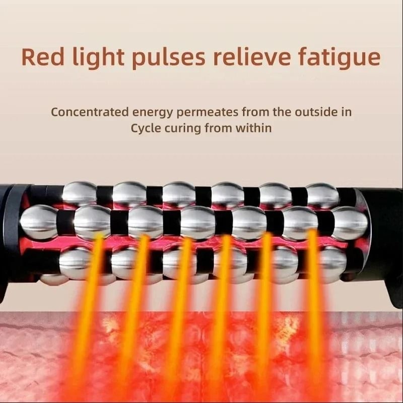 Electric Heating Massage Roller 360 Rotating Red Light Therapy 4
