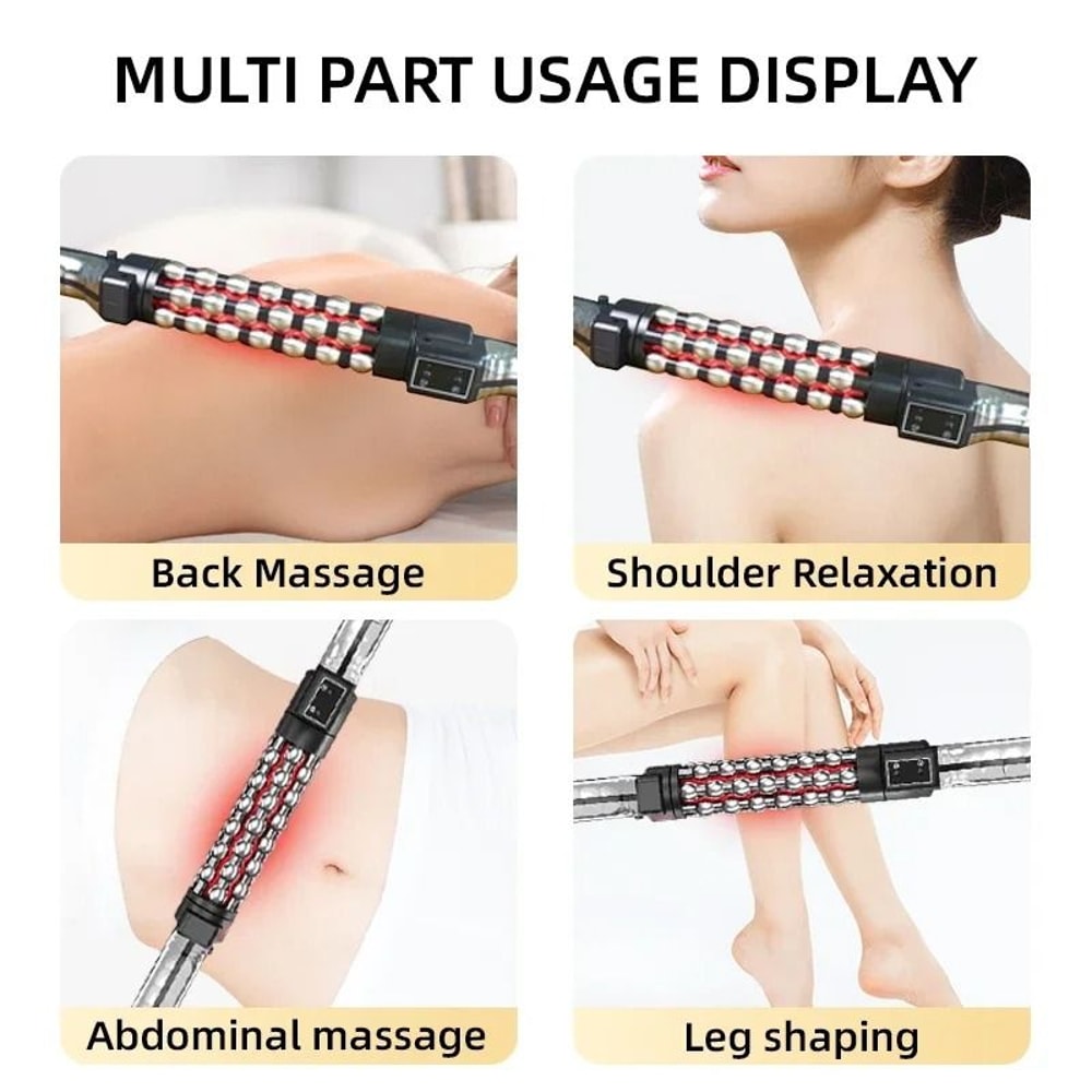 Electric Heating Massage Roller 360 Rotating Red Light Therapy 5