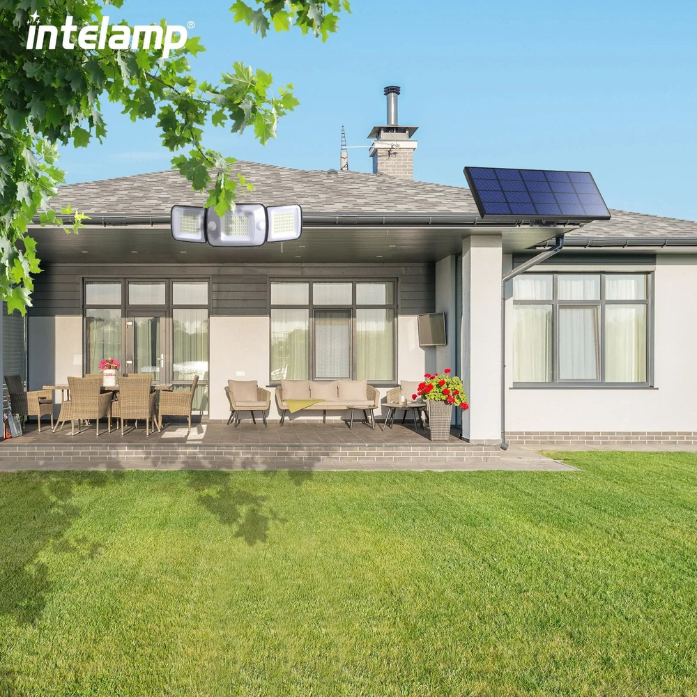 Solar Outdoor Motion Sensor Wall Street Lamp Waterproof 1