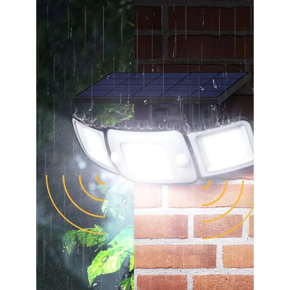 Solar Outdoor Motion Sensor Wall Street Lamp Waterproof 4