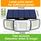 Solar Outdoor Motion Sensor Wall Street Lamp Waterproof 5