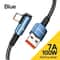 Essager 7A USB Type C Cable 90 Degree Fast Charging 7
