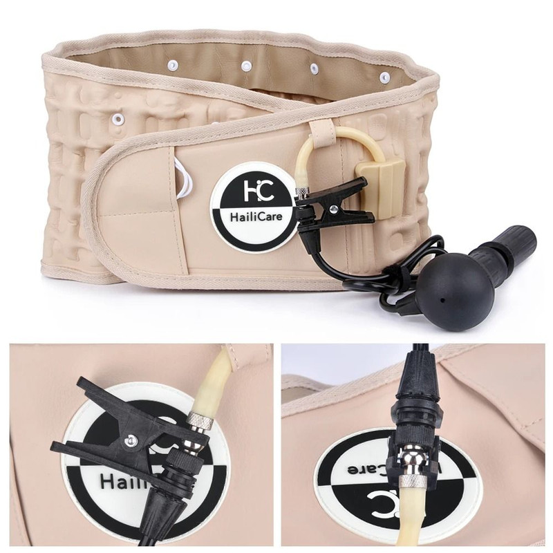 Lumbar Decompression Belt Inflatable Air Traction Back Support 2