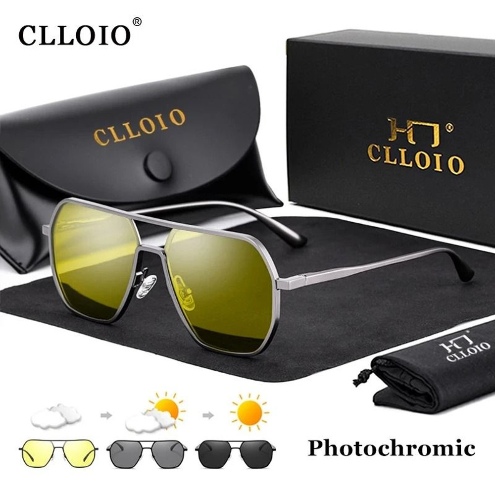 CLLOIO Photochromic Polarized Driving Glasses UV400 0