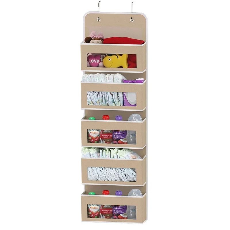 5 Shelf Hanging Storage Organizer With Large Pockets For Bedroom Bathroom And Closet 6