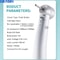 Dentist Fiber Optic LED High Speed Air Turbine Handpiece 2