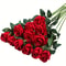 12 Piece Realistic Artificial Rose Bouquet For Home Decor 12