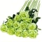 12 Piece Realistic Artificial Rose Bouquet For Home Decor 8