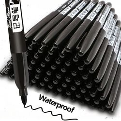 manga permanent marker pen set 6-piece waterproof drawing markers
