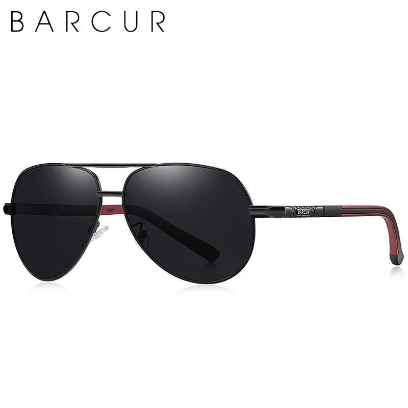 BARCUR Aluminum Vintage Mens Polarized Sunglasses 4