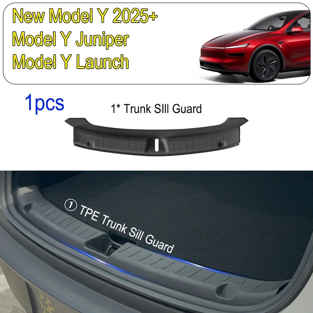 USVOTOV Tesla Model Y Rear Bumper Guard Protector 7