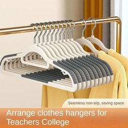 anti slip plastic clothes hangers set 10 pcs
