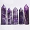 Natural Rose Quartz And Amethyst Crystal Wand Point 17