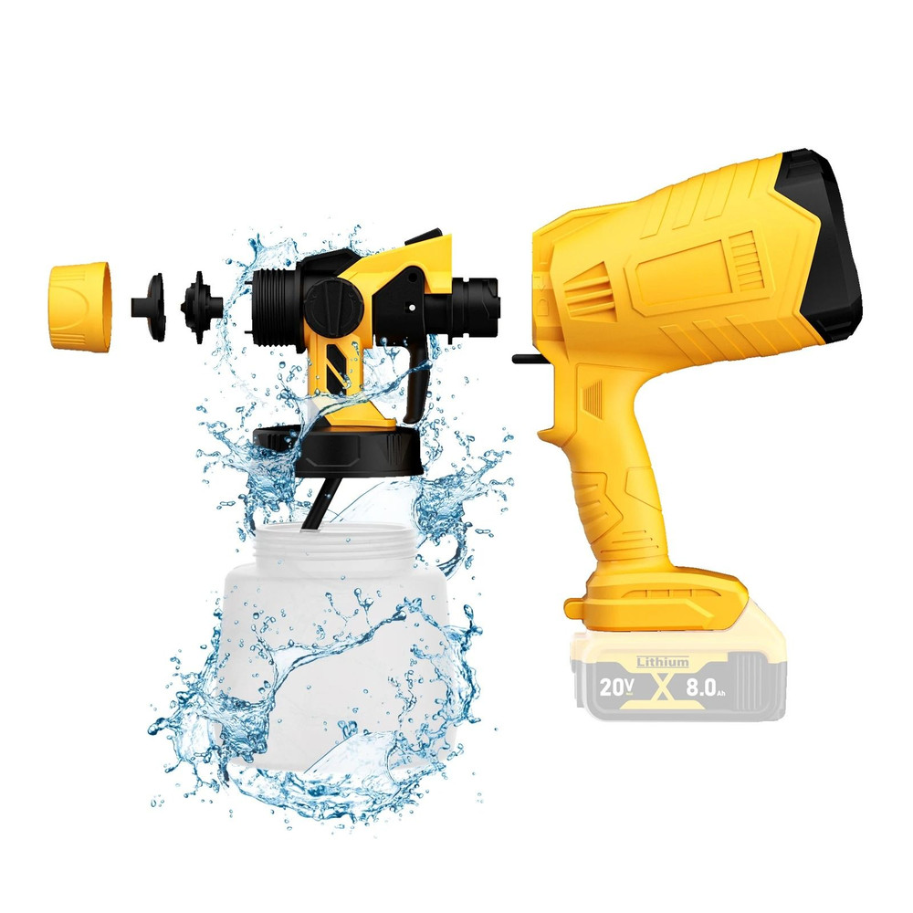 Cordless Paint Sprayer For Dewalt 18V 20V Battery 800ML 5