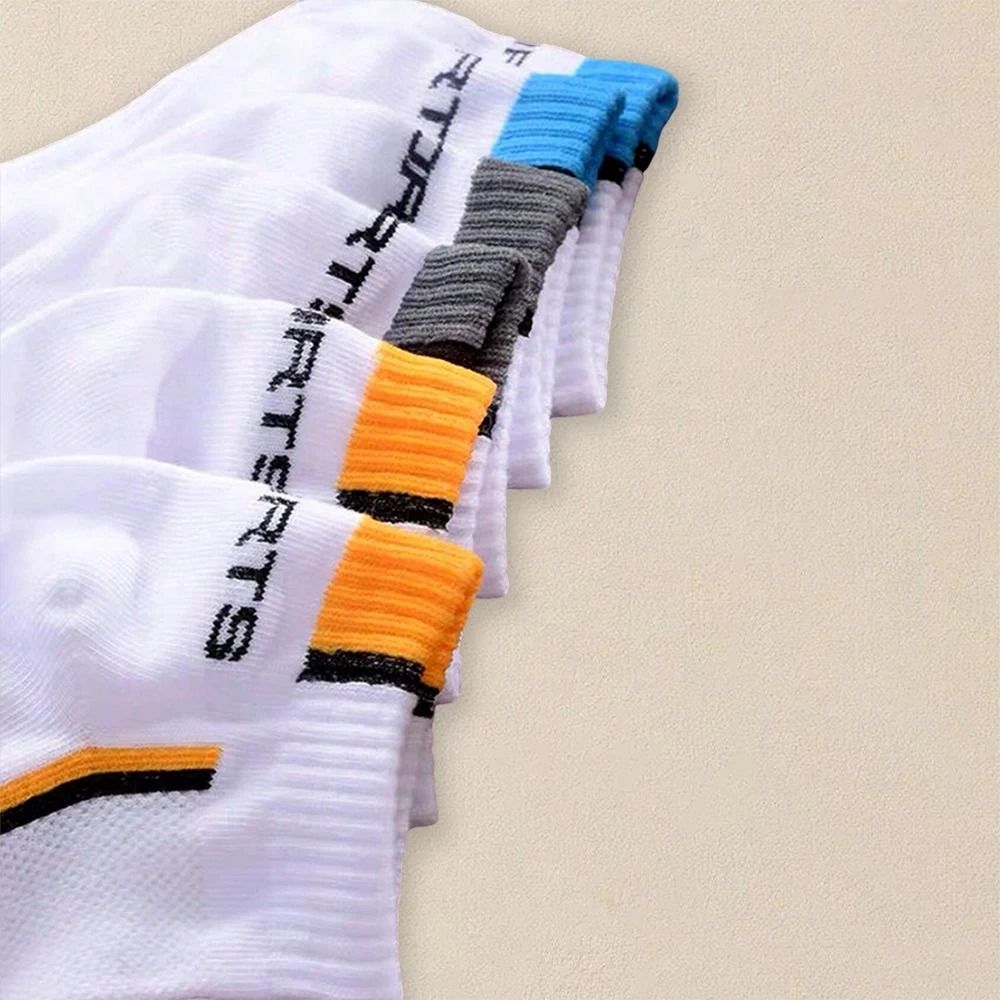 Mens Breathable Ankle Socks 5 Pair Set 2