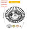 Universal Brush Cutter Trimmer Head For 6 To 10 Inch Cutting Disc 5