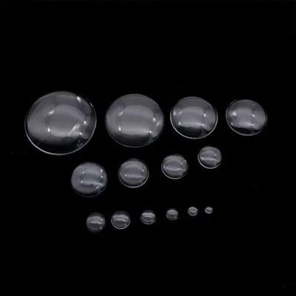 Aclovex Round Flat Back Glass Cabochon For DIY Jewelry 1