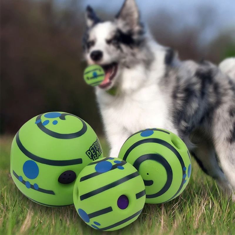 Dog Wobble Wag Giggle Ball Toys For Pets 2