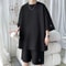 Men Summer Casual Waffle TZ30 T Shirt And Shorts Tracksuit 1