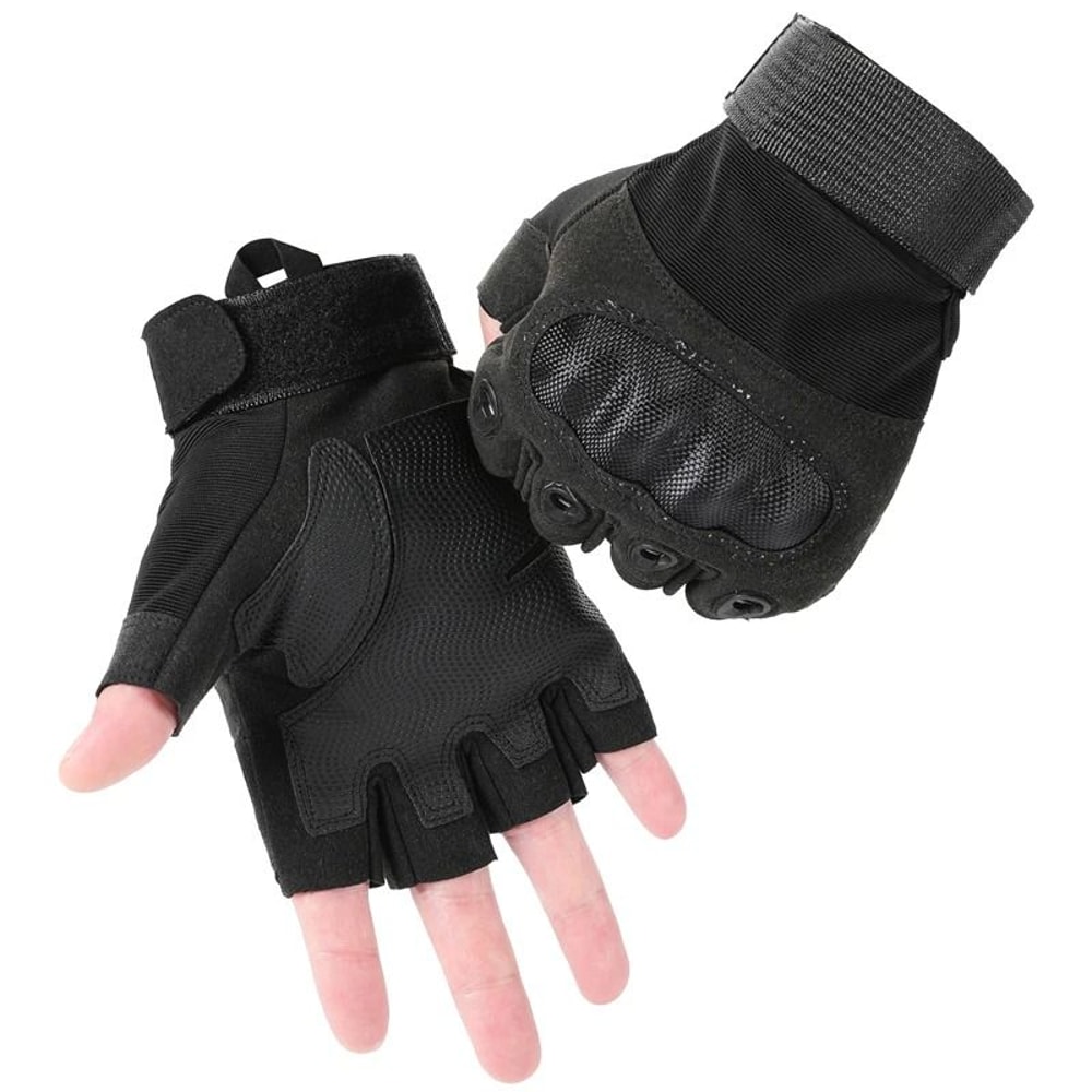 Touch Screen Tactical Gloves With Hard Knuckle Protection 4