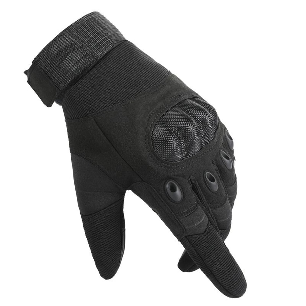 Touch Screen Tactical Gloves With Hard Knuckle Protection 7