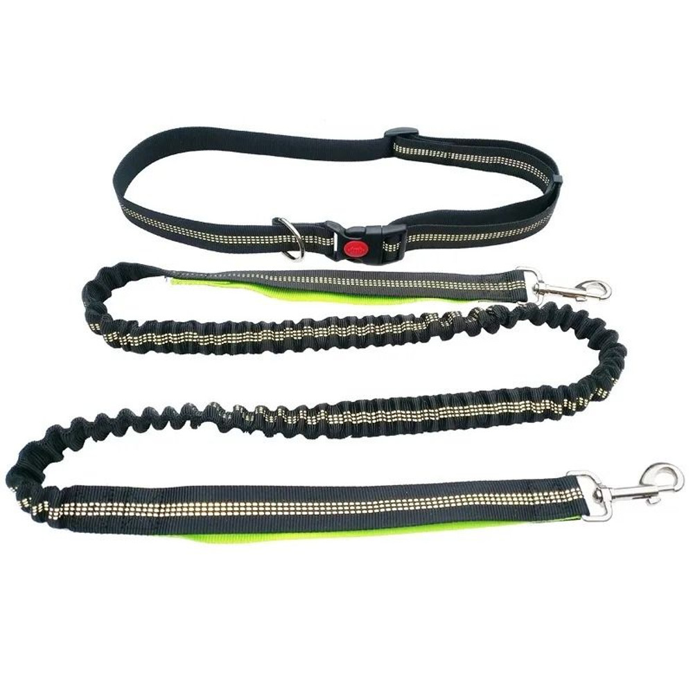 Hand Free Dog Leash Waist Belt Chest Strap Set 3