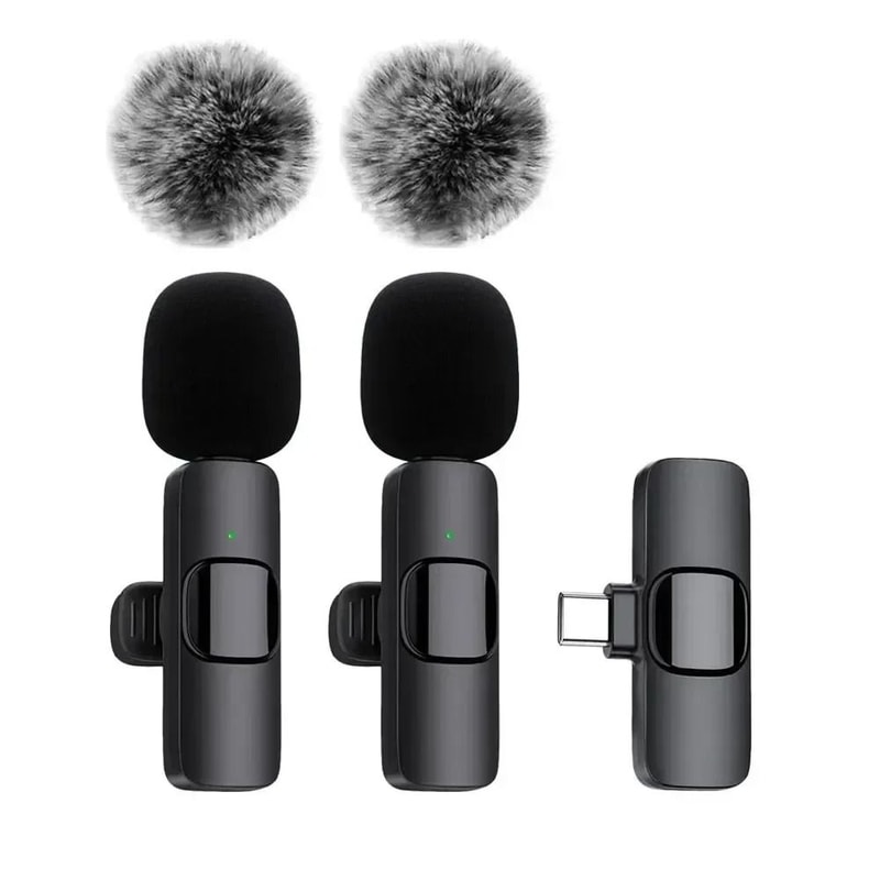 Wireless Lavalier Microphone Mini Mic 9