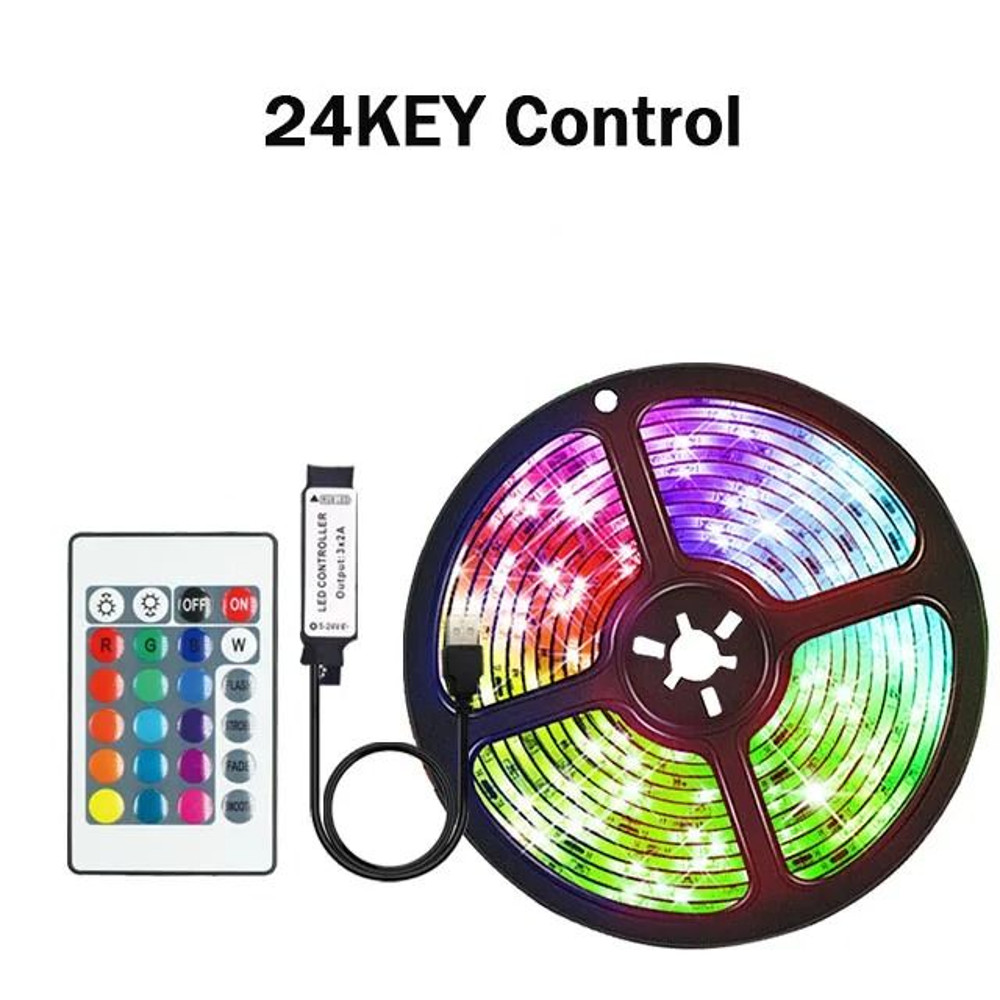 USB LED Strip Lights Tuya RGB 5050 Color Changing Tape 7