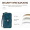 Rfid Anti Theft Oil Wax Leather Long Wallet Clutch 4