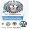 Steel Wire Wheel Weed Brush Cutter Head 6 8 Inch 9