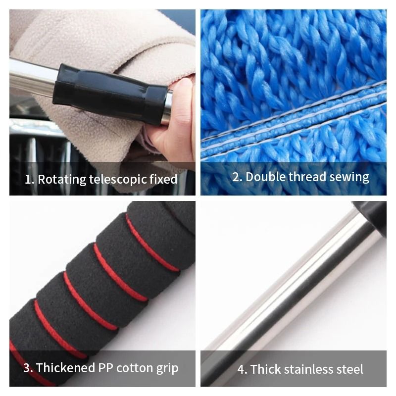 Seametal Microfiber Car Washing Mop Kit 3