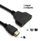 HDTV 1 In 2 Splitter Adapter Cable 5