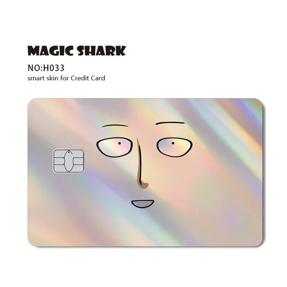 Magic Shark Holographic Skull Panda Sticker For Cards 16