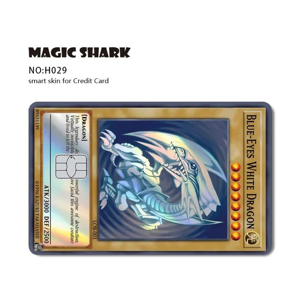 Magic Shark Holographic Skull Panda Sticker For Cards 6