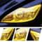 Golden Yellow PVC Car Headlight And Taillight Tint Film 1