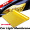 Golden Yellow PVC Car Headlight And Taillight Tint Film 3