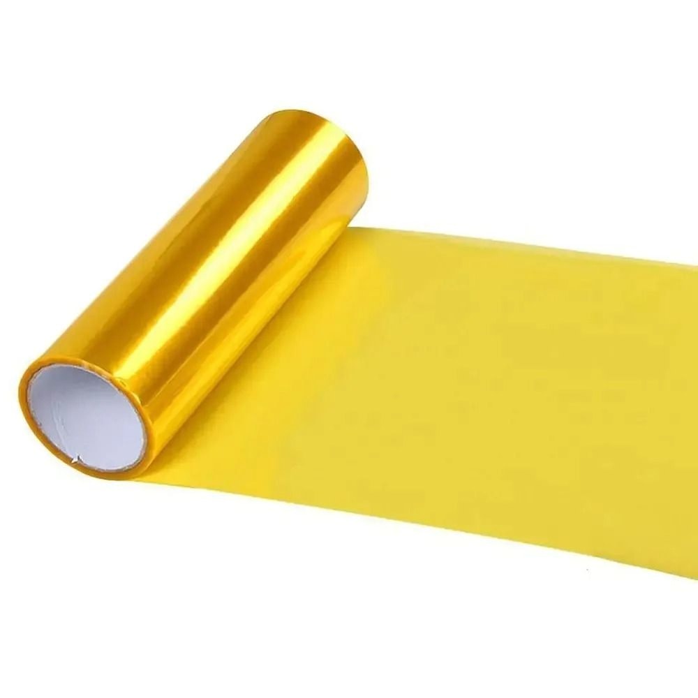 Golden Yellow PVC Car Headlight And Taillight Tint Film 5