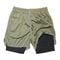 Men Double Layer Fitness Shorts 9