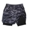 Men Double Layer Fitness Shorts 8