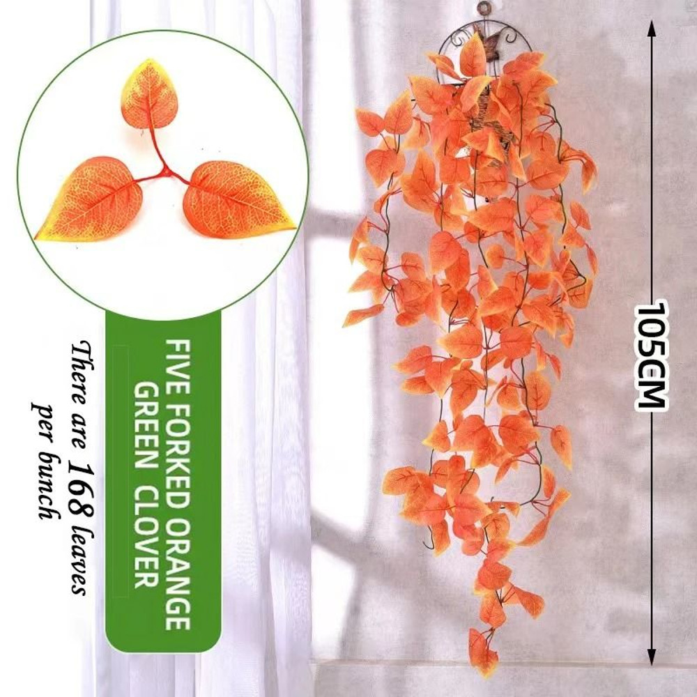 Artificial Vines Wall Hanging Rattan Leaves Ivy 11