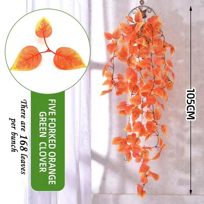 Artificial Vines Wall Hanging Rattan Leaves Ivy 11
