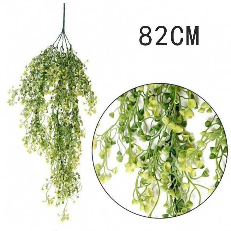 Artificial Vines Wall Hanging Rattan Leaves Ivy 15