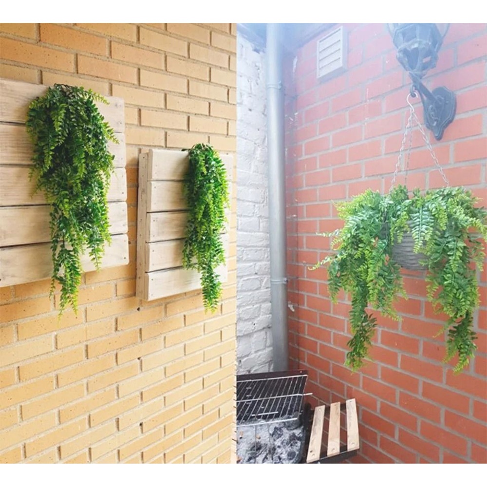 Artificial Vines Wall Hanging Rattan Leaves Ivy 4