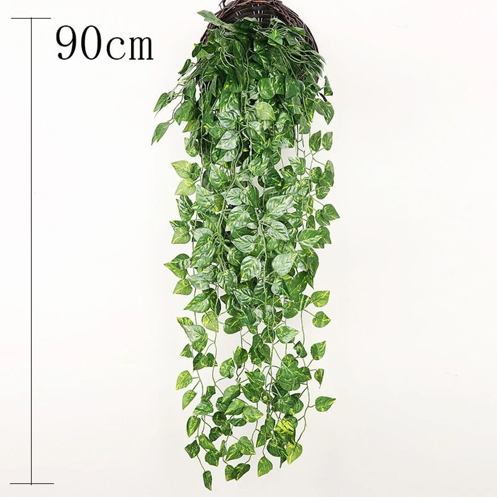Artificial Vines Wall Hanging Rattan Leaves Ivy 8