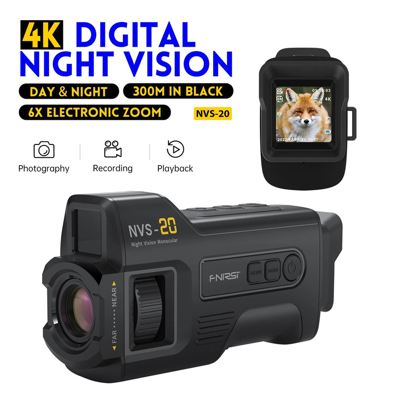 FNIRSI NVS40 Night Vision 4K Infrared Binocular 6