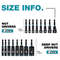 16 Piece Magnetic Nut Driver Set SAE For Impact Drill 1