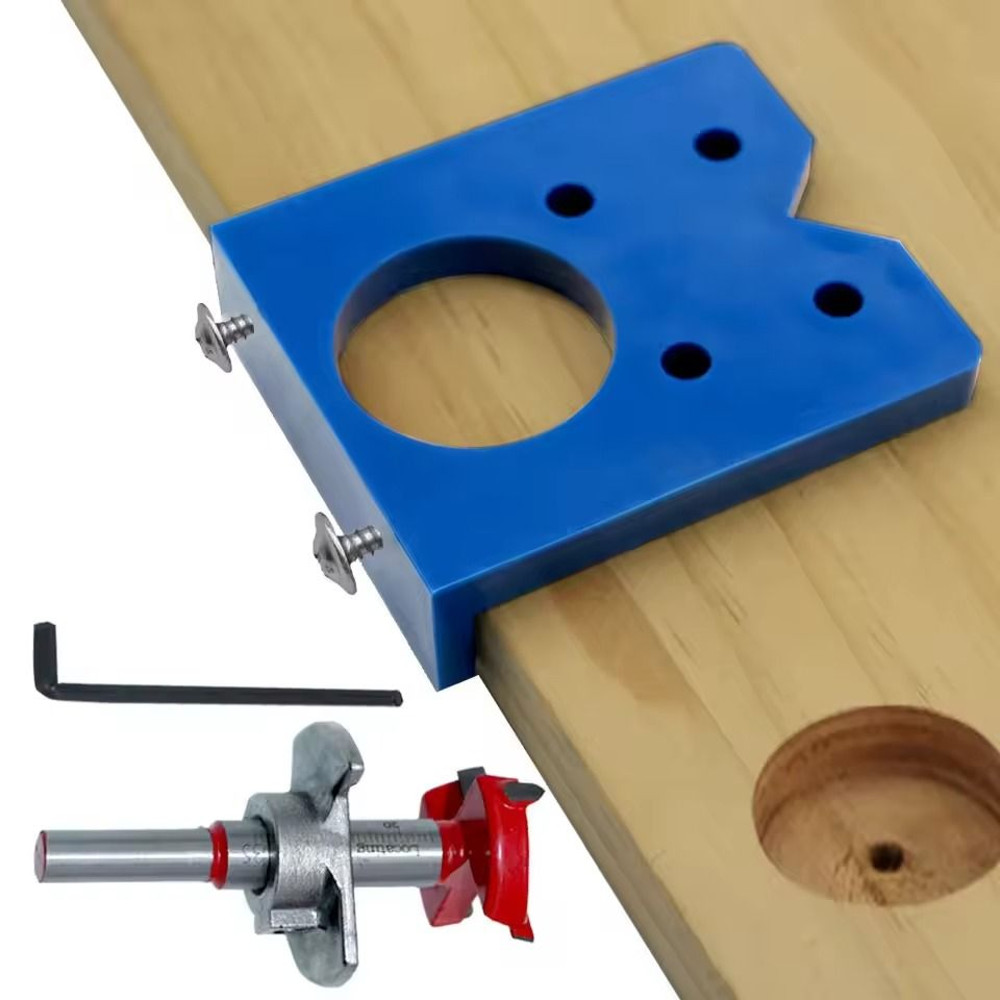 Concealed Hinge Boring Jig For Furniture Cabinet Door Installation 1
