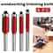 Premium 4 Piece Woodworking Router Bit Set For Smooth Cutting And Detailing 5